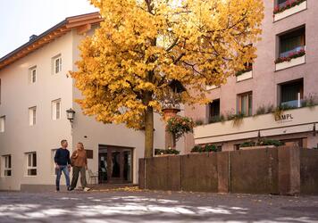 Village square in Kastelruth