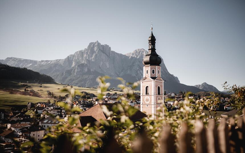 Church tower of Kastelruth