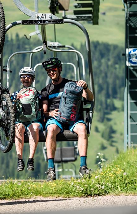Seiser Alm summer lifts with bike transport - Bike South Tyrol