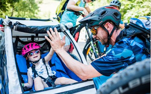 Ciclismo anche per i più piccoli - vacanza in famiglia Alpe di Siusi