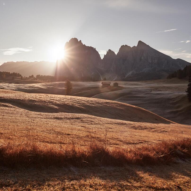 Alpe di Siusi alla luce della sera