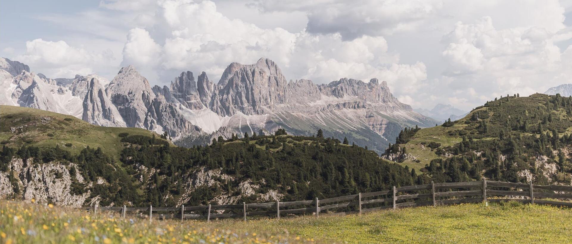 Vista sulle Dolomiti