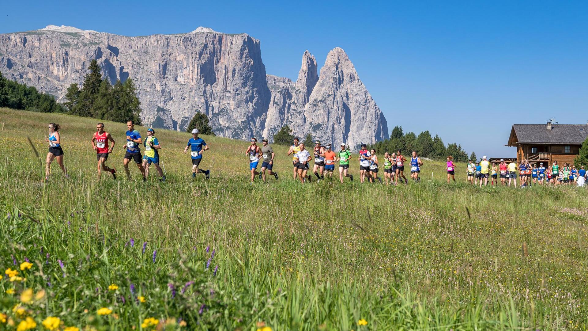 Halbmarathon auf der Seiser Alm