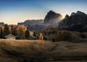 Seiser Alm im Herbst