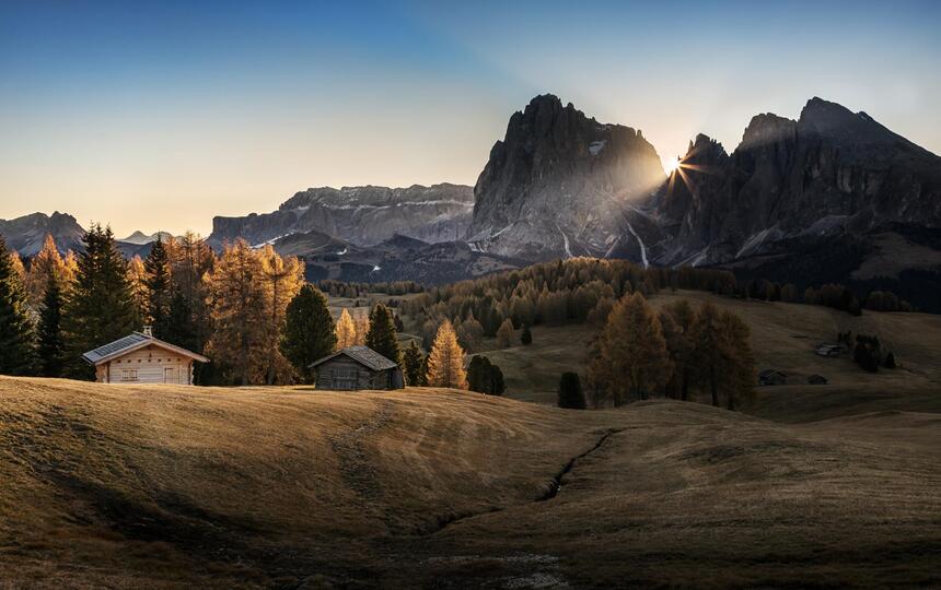 Seiser Alm in autumn