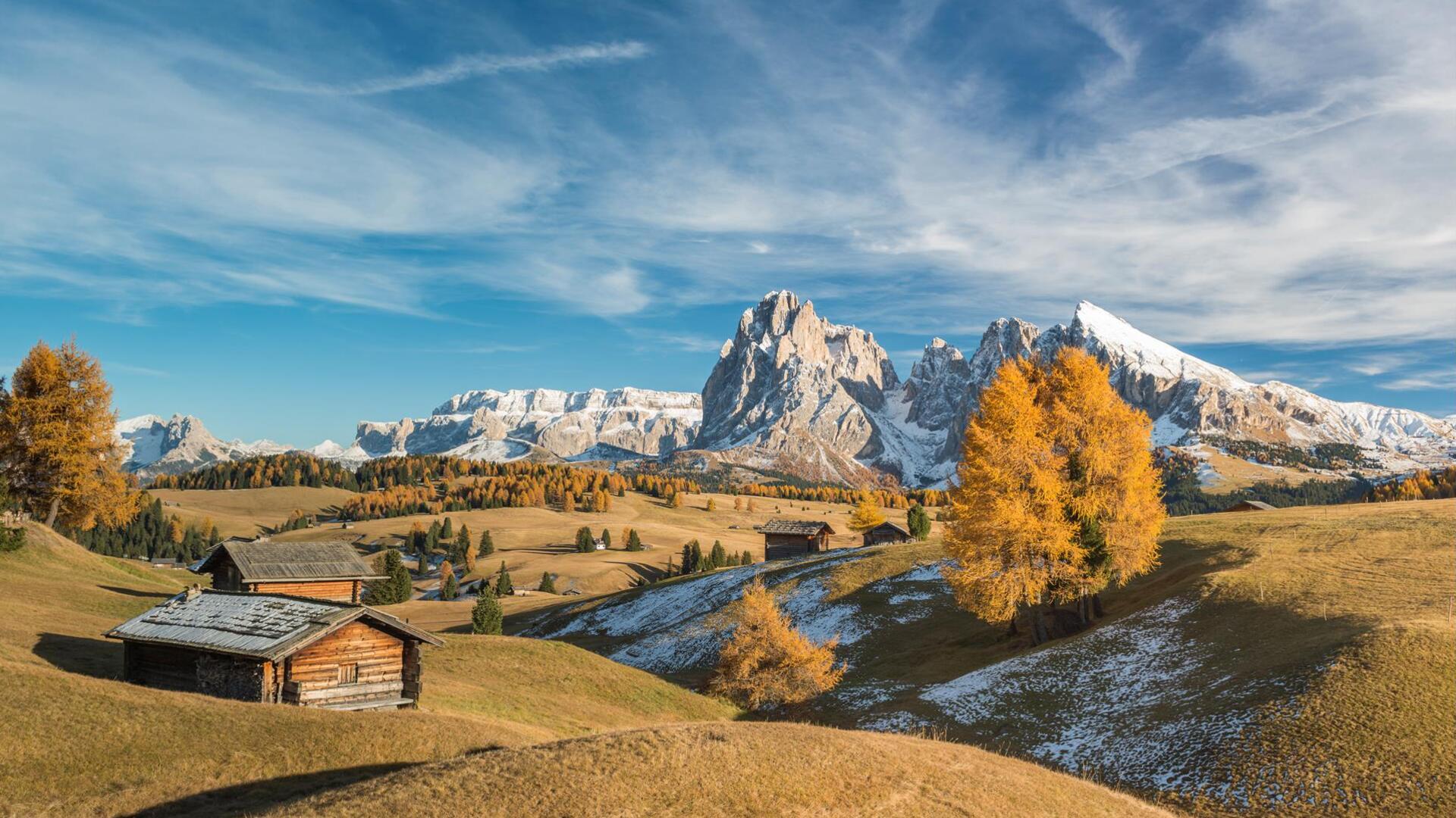Seiser Alm in autumn