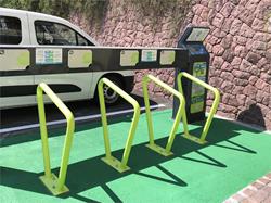 E-bike charging station at the tourist associaton