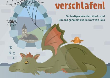 Drache Sigi hat verschlafen - ein lustiges Wanderrätsel